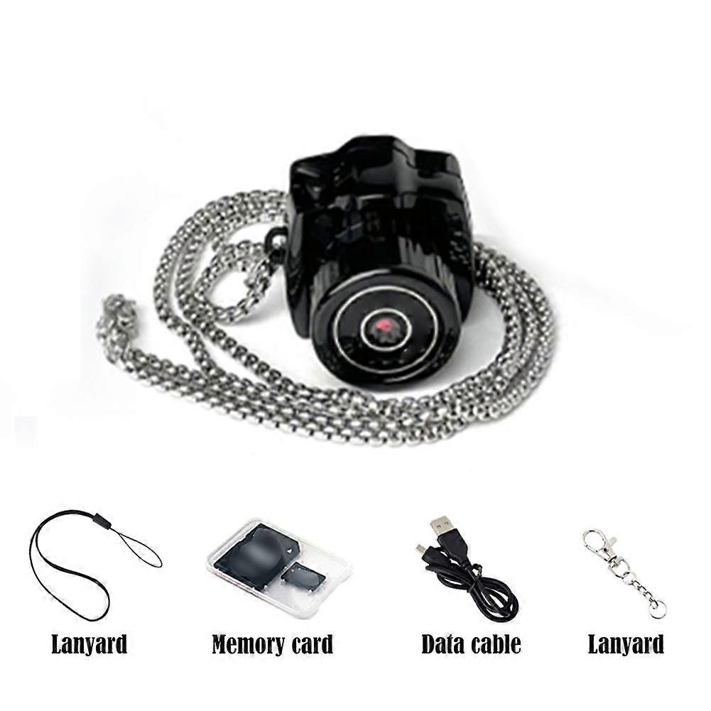 Mini Camera HD Video Audio Recorder Webcam Camcorder Outdoor Necklaces