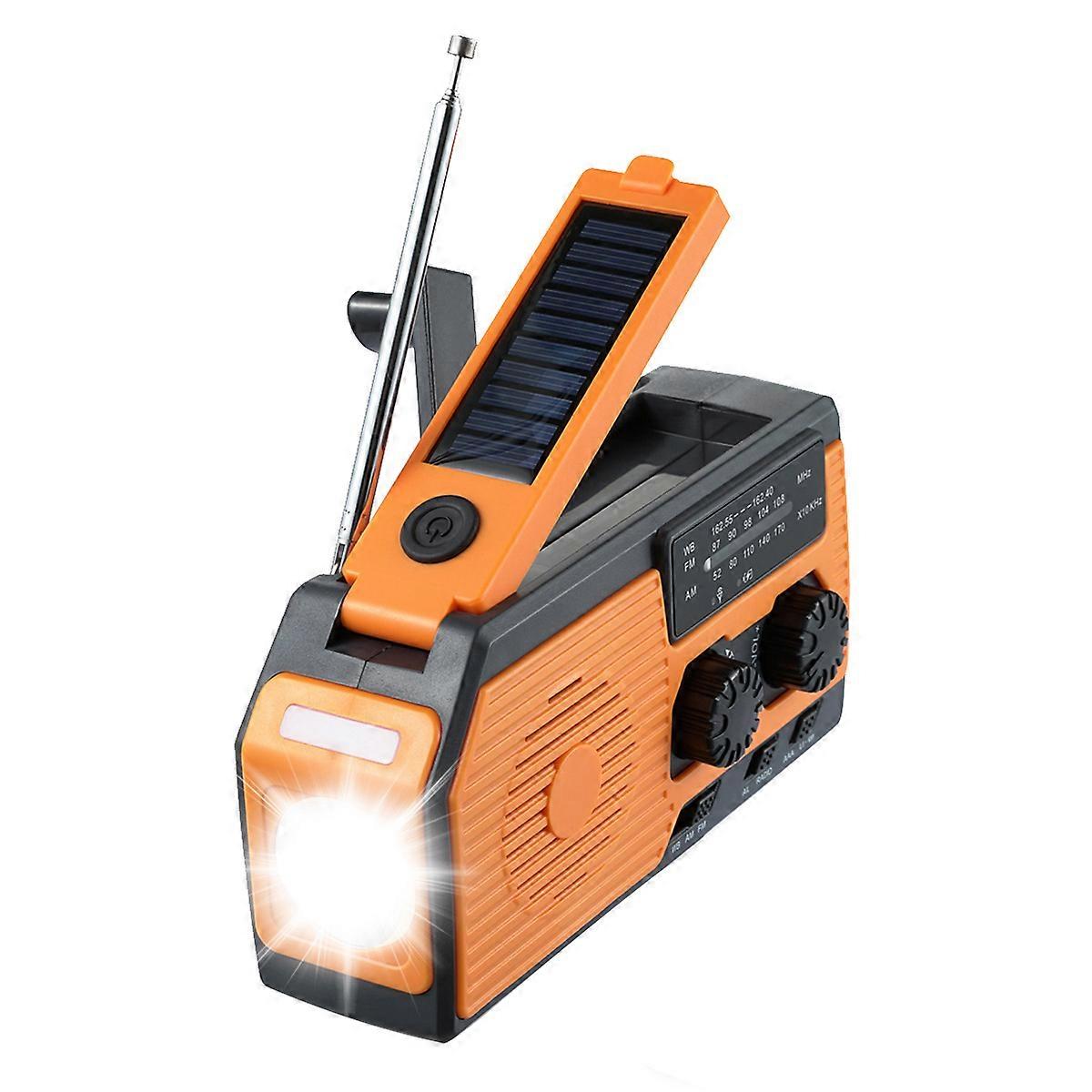 All-In-One Emergency Kit, Emergency Weather Radio, Power Bank For Emergency Charging, Flashlight, Retractable Reading Lamp, Your Shield Against The