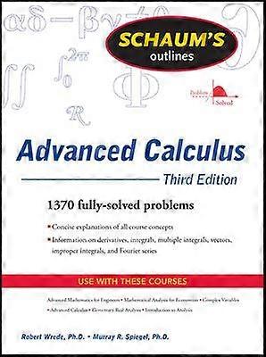 Schaum's Outline of Advanced Calculus Third Edition