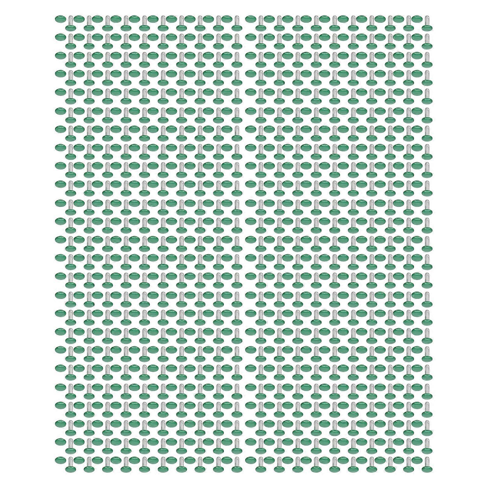 500 σετ δέρμα 6x8mm διπλό κάλυμμα σιδήρου στρογγυλό διακοσμητικό ηλεκτρολυτικό κιτ πριτσινιών χειροτεχνίας δέρματος