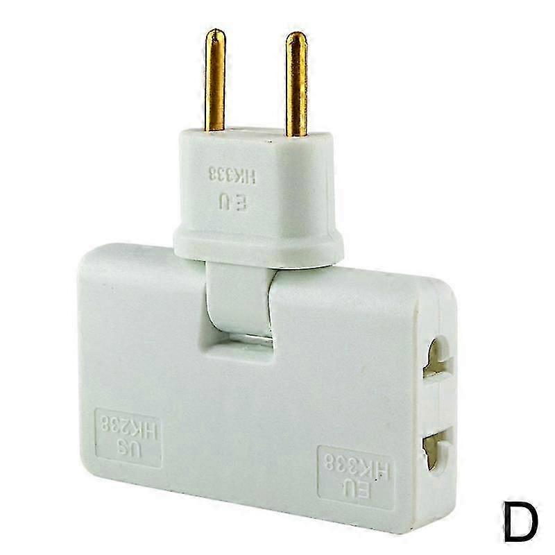 Rotate Plug Eu Converter One In Three 180 Degree Extension Plug Multi Plug Mini Slim Wireless Outlet Adapter Light Convenient