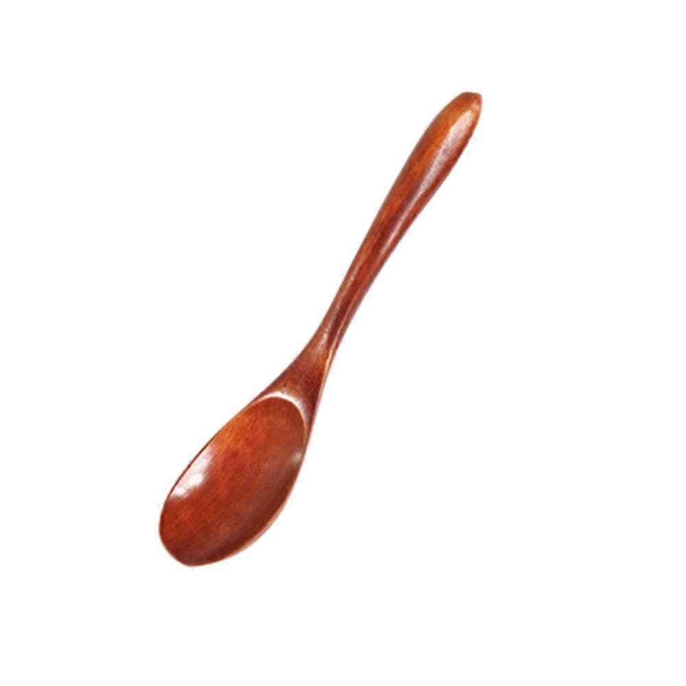 Wooden  Spoon  Bamboo Kitchen Cooking Utensil Tools Soup-Teaspoon Tableware