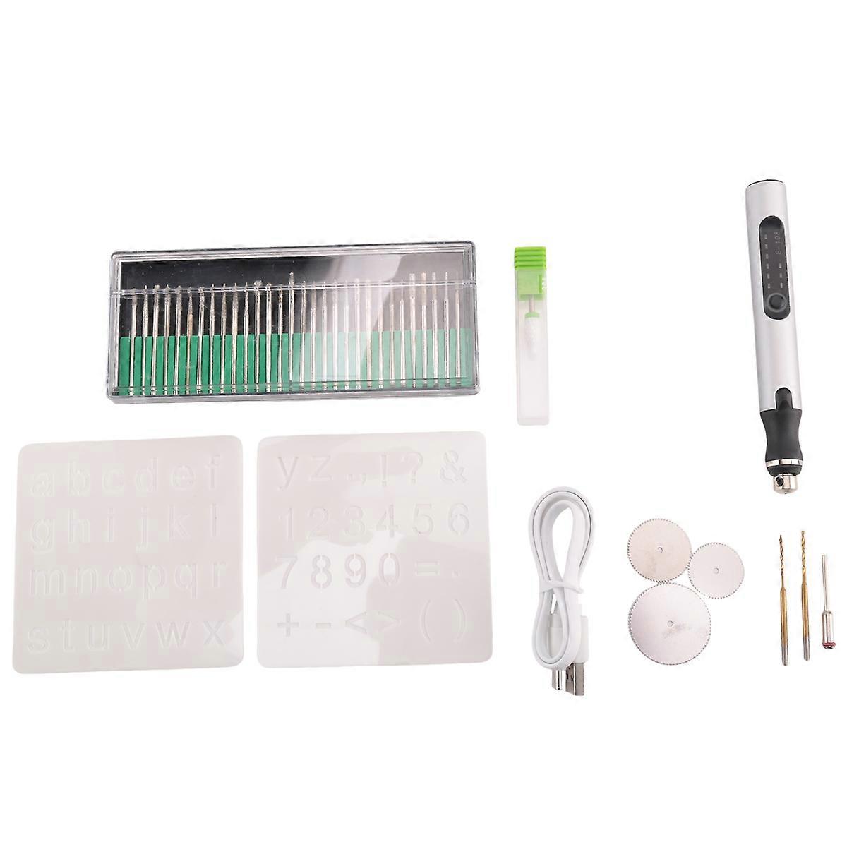 Electric Engraving Pen USB Rechargeable Cordless Engraving Machine