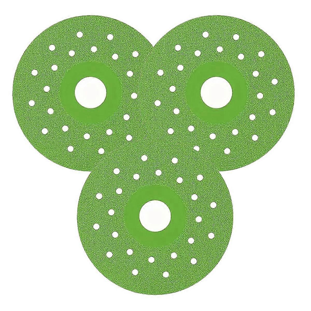 3PC Diamond Chamfered Saw Blades for Cutting and Grinding Tile