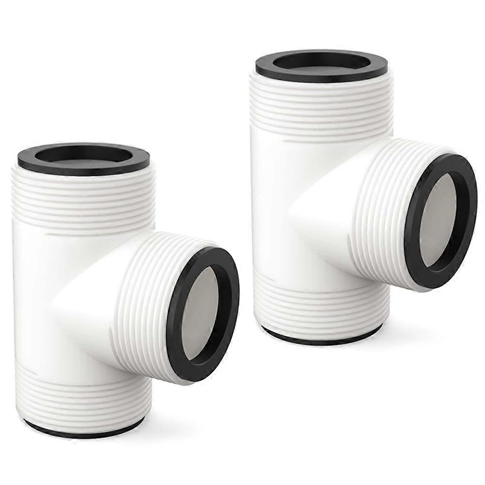 2pcs 1.5Inch Pool Hose Connector Plunger Valves