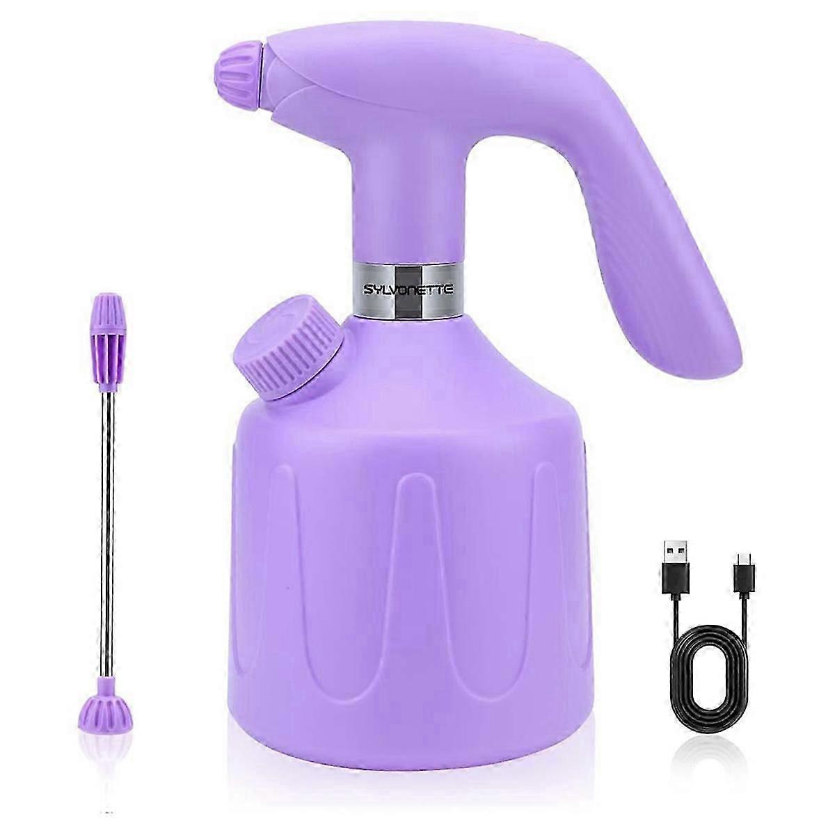 Electric Bottle Automatic Plant Mister 1.8L Rechargeable Battery Powered Sprayer Continuous Bottle