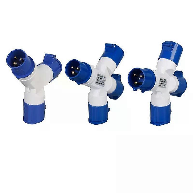 G99F 16A Stekkerdoos Splitter Netstroom Elektrisch Aansluiten 240V Caravans Boten 2/3 Weg Splitter Voeding