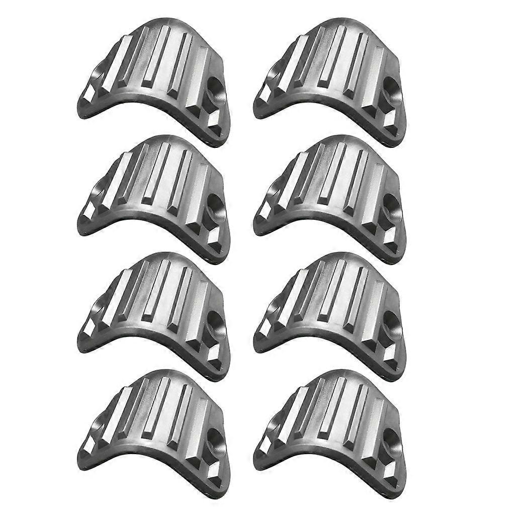 8Pcs Black Plastic Guitar AMP Speaker Cabinet for Case Corner Right Angle Protec