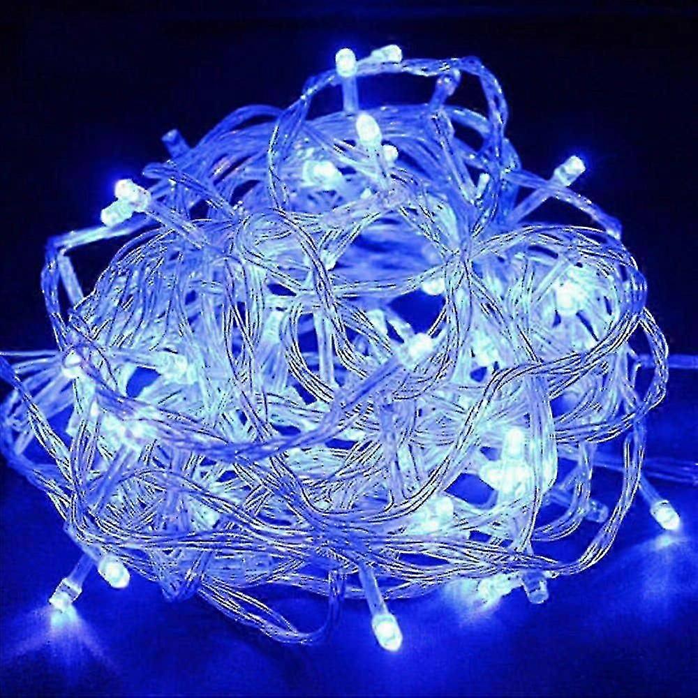 10m String Lights 100 LEDs 1 set Warm White Decorative 220-240 V