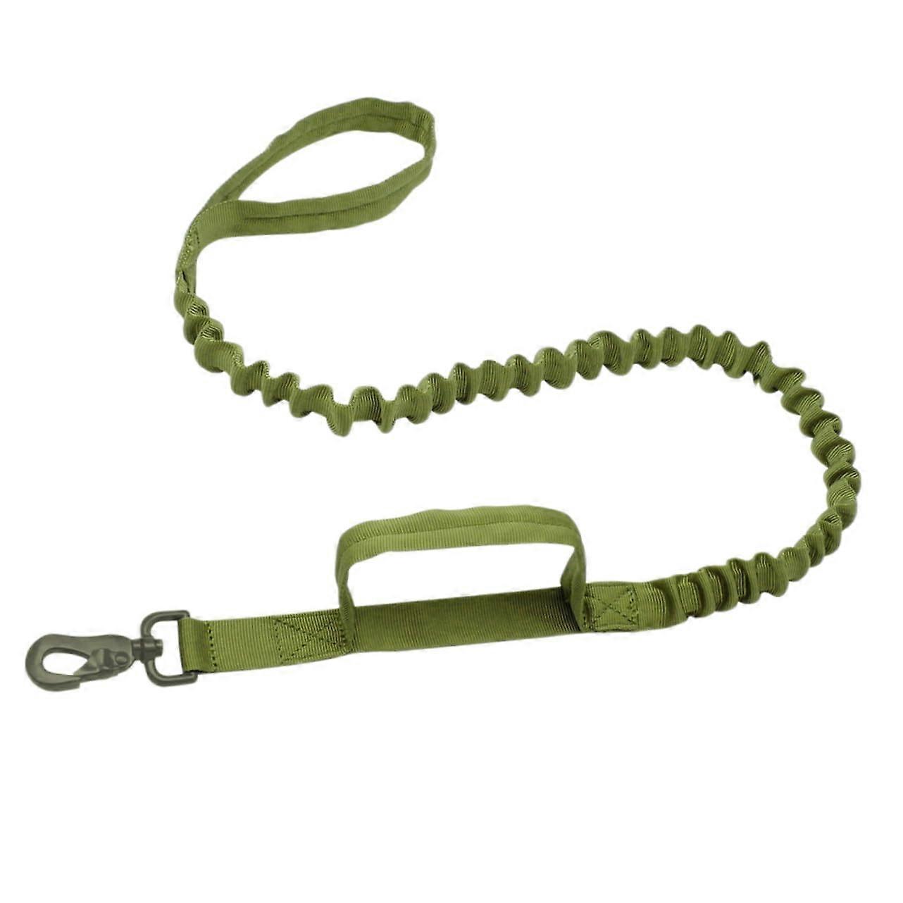 Adjustable Nylon Elastic Dog Training Leash for Comfortable Control Leash for Everyday Walks and Outdoor Activities Green