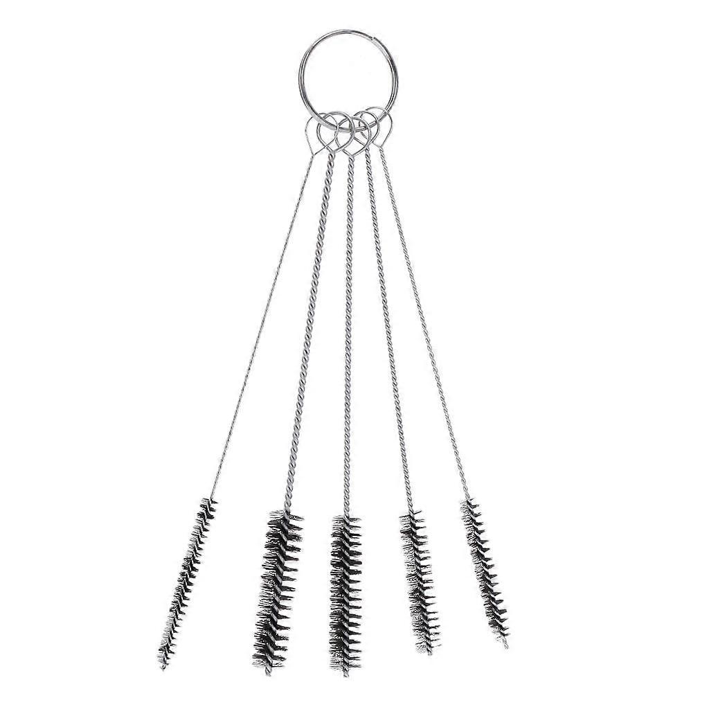 Extra Long 5 Pieces Drinking Straw Cleaning Brush Kit, Straw Cleaner, Bendable