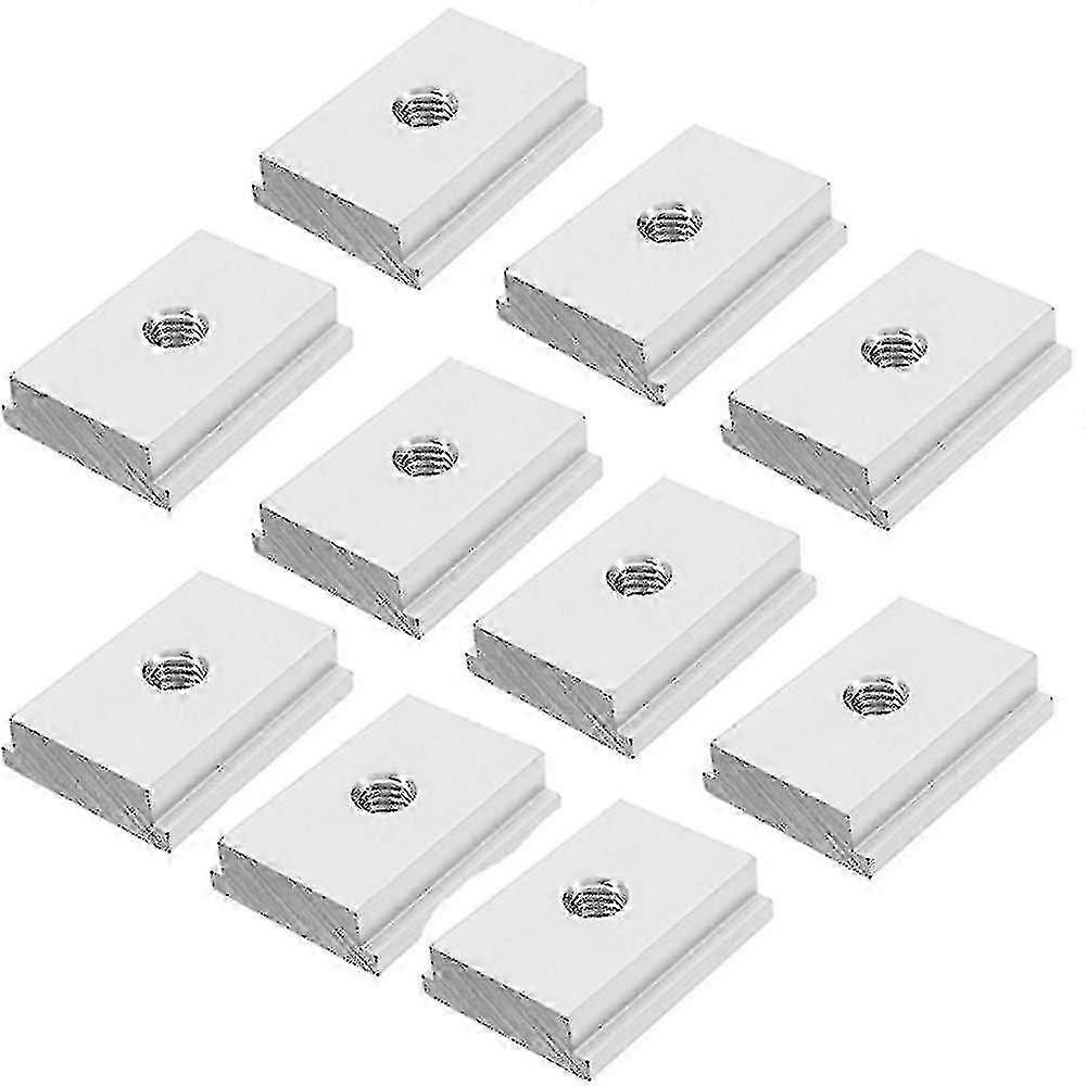 10pcs T παξιμάδια, σετ εργαλείων επεξεργασίας ξύλου M8 συρόμενα t παξιμάδια