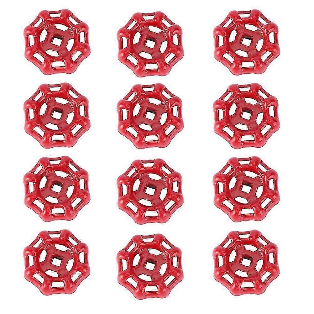 12 Pcs Decked Accessories Valve Handle Replacement Faucet Handle Replacement Gate Valve Handwheel Water Valve Handle