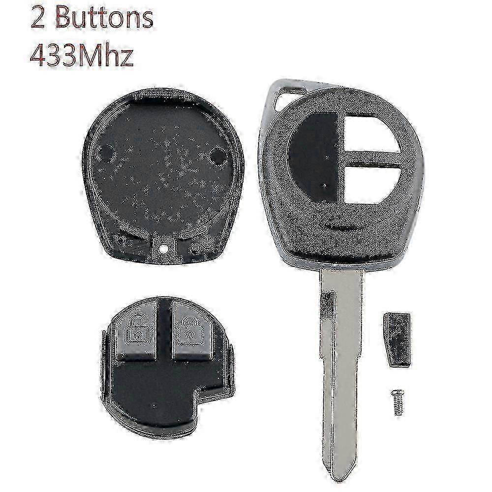 Car Smart Remote Key 2 Buttons Fit For Swift Sx4 Jimny Vitara Splash 2007-2013 433mhz