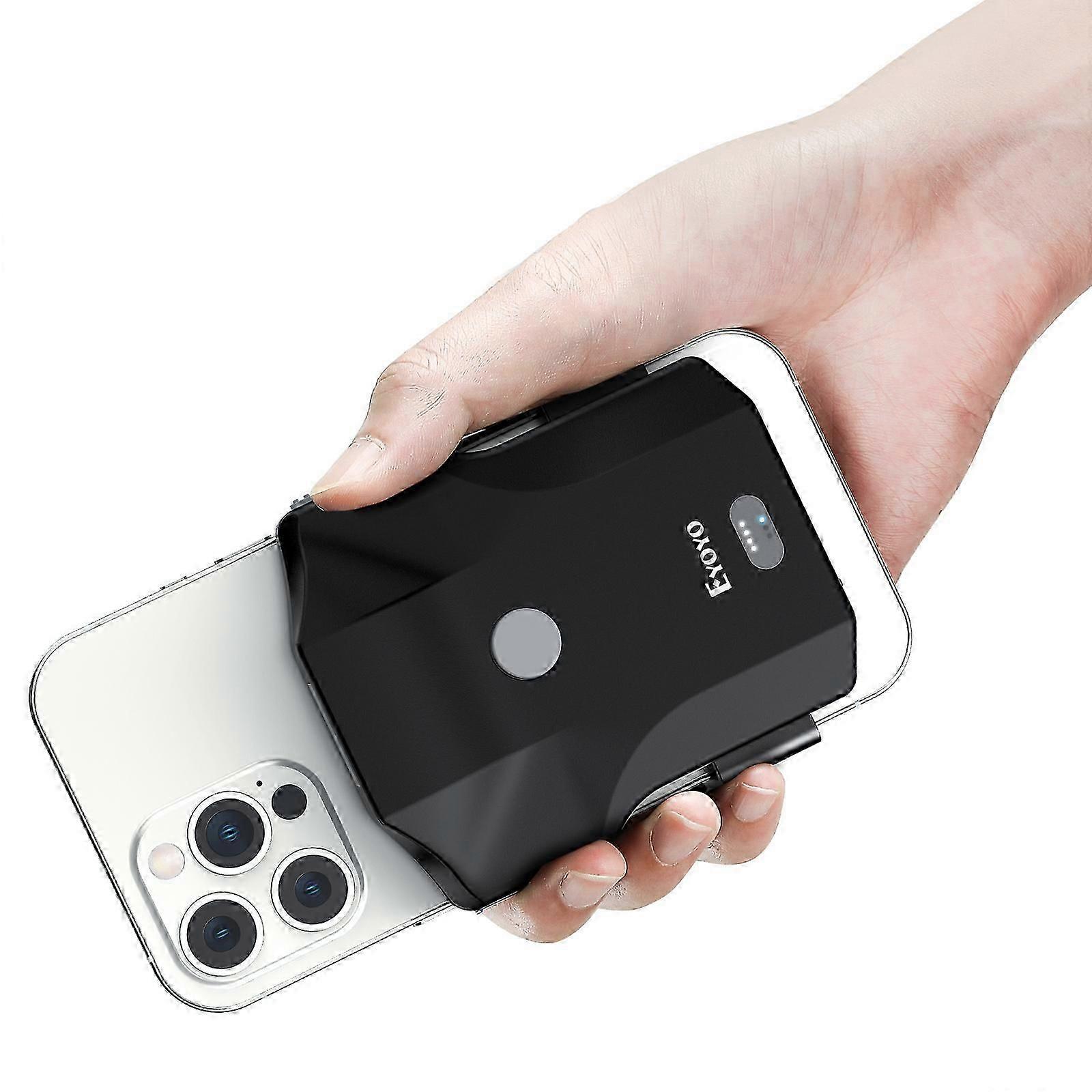 Eyoyo Barcode Scanner Bluetooth 1D 2D QR Back Clamp Handheld Scanner 2.4G Wireless Bar code Reader For , Android, iOS