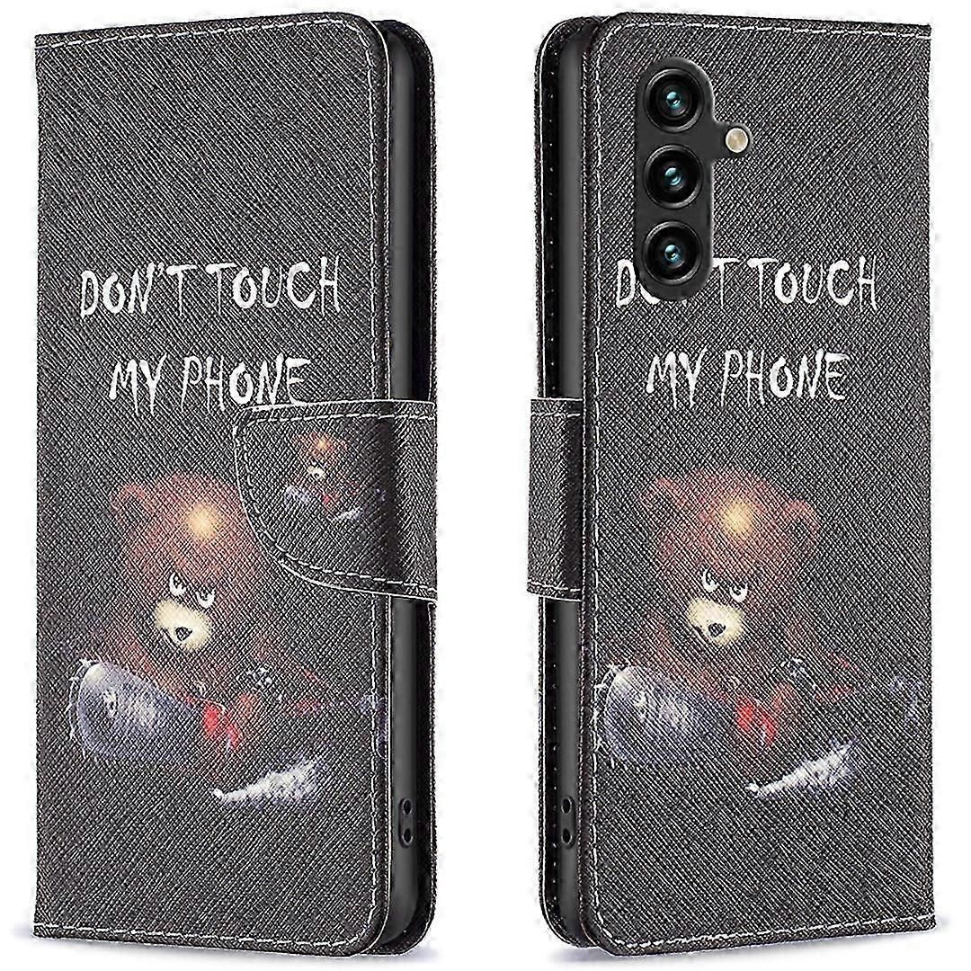 Galaxy A16 Patterned Leather Wallet Case for Phone Cover