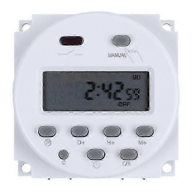 Dc 12v Digital Lcd Power Programmable Timer Time Switch Relay 16a Amps