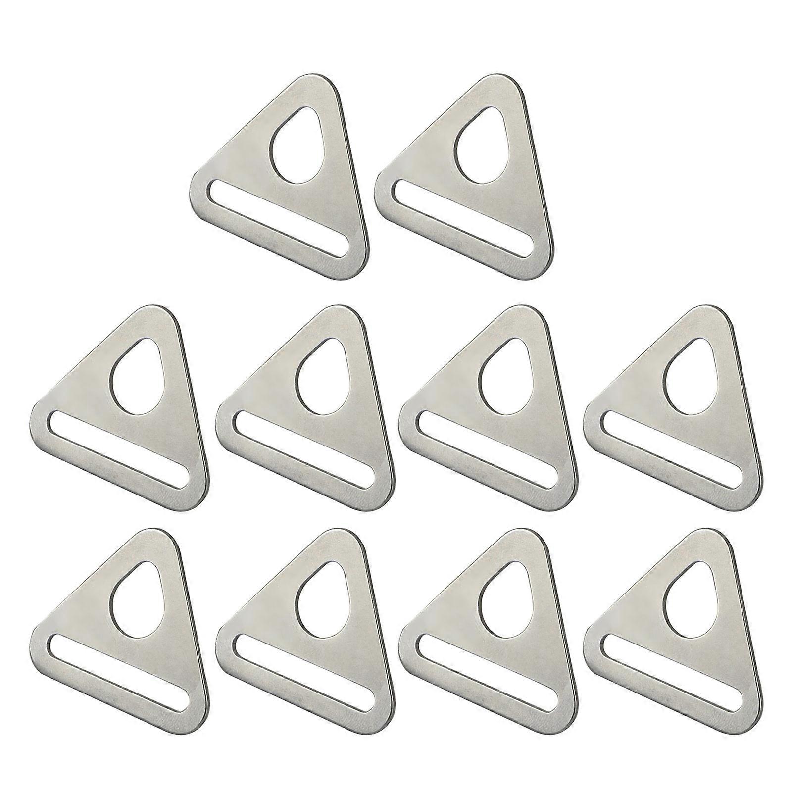 10lots Regulable Tent Rope Canopies Hook Portables Triangles Awning Buckles for Tent Canopies and Sunshades Setup