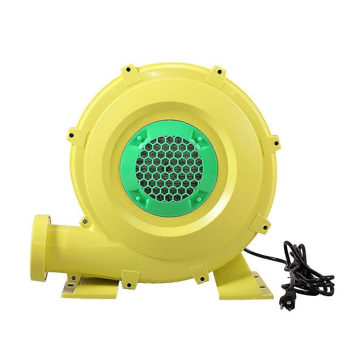 950 Watt Yellow Air Blower for Inflatable Bounce House, Lightweight Commercial Pump Fan for Jumpers and Bouncy Castles