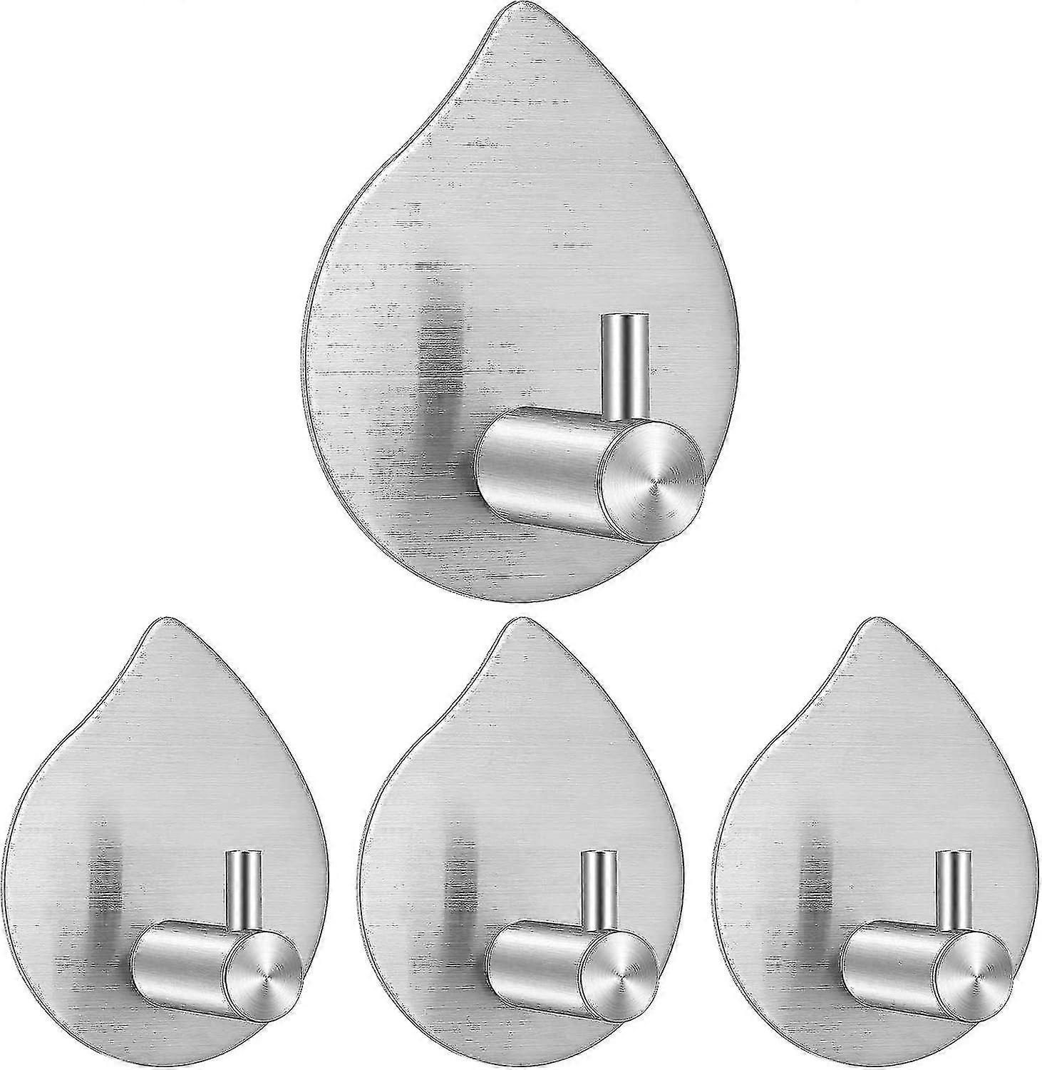 Towel Hooks 4pcs Self Adhesive Towel Rack-1