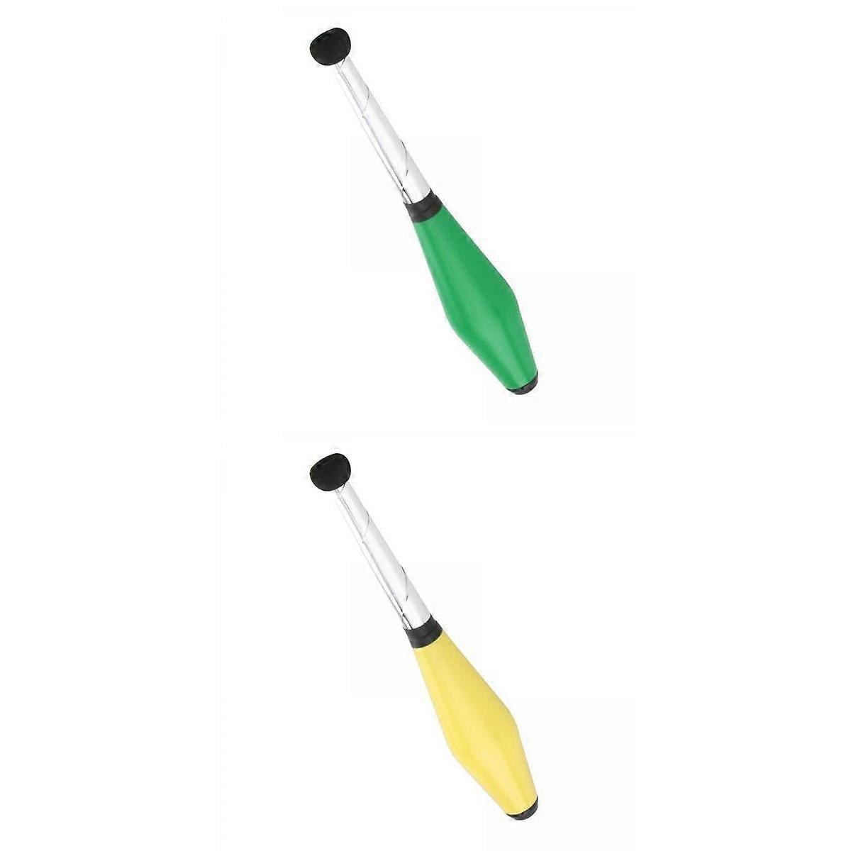 2pcs Juggling Clubs Sticks Pins Comedy Playing Toy Beginner Clown