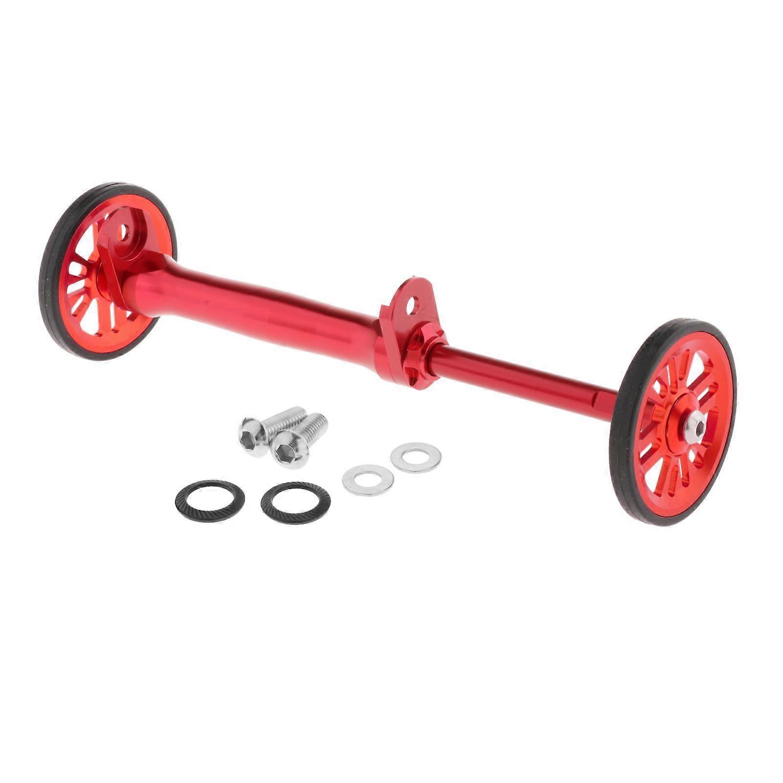 Folding Bikes Easy Wheels Extension Rod with Spacers Red red