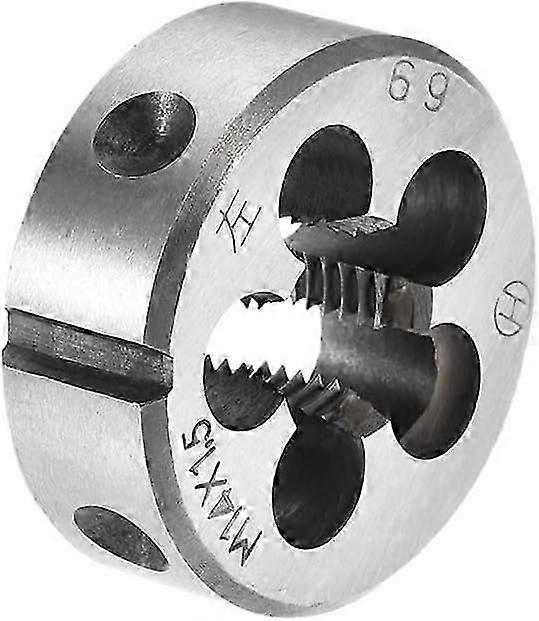 M14 X 1.5 Metric Round Die, Machine Thread Left Hand Threading Die, Alloy Tool Steel Screw Thread Cutting Die