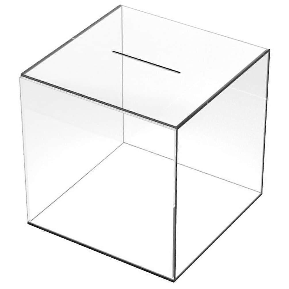 Honeymoon Fund Box Acrylic Coin Container Desktop Piggy Bank Money Saving Jar and Saving Pot Money Supply