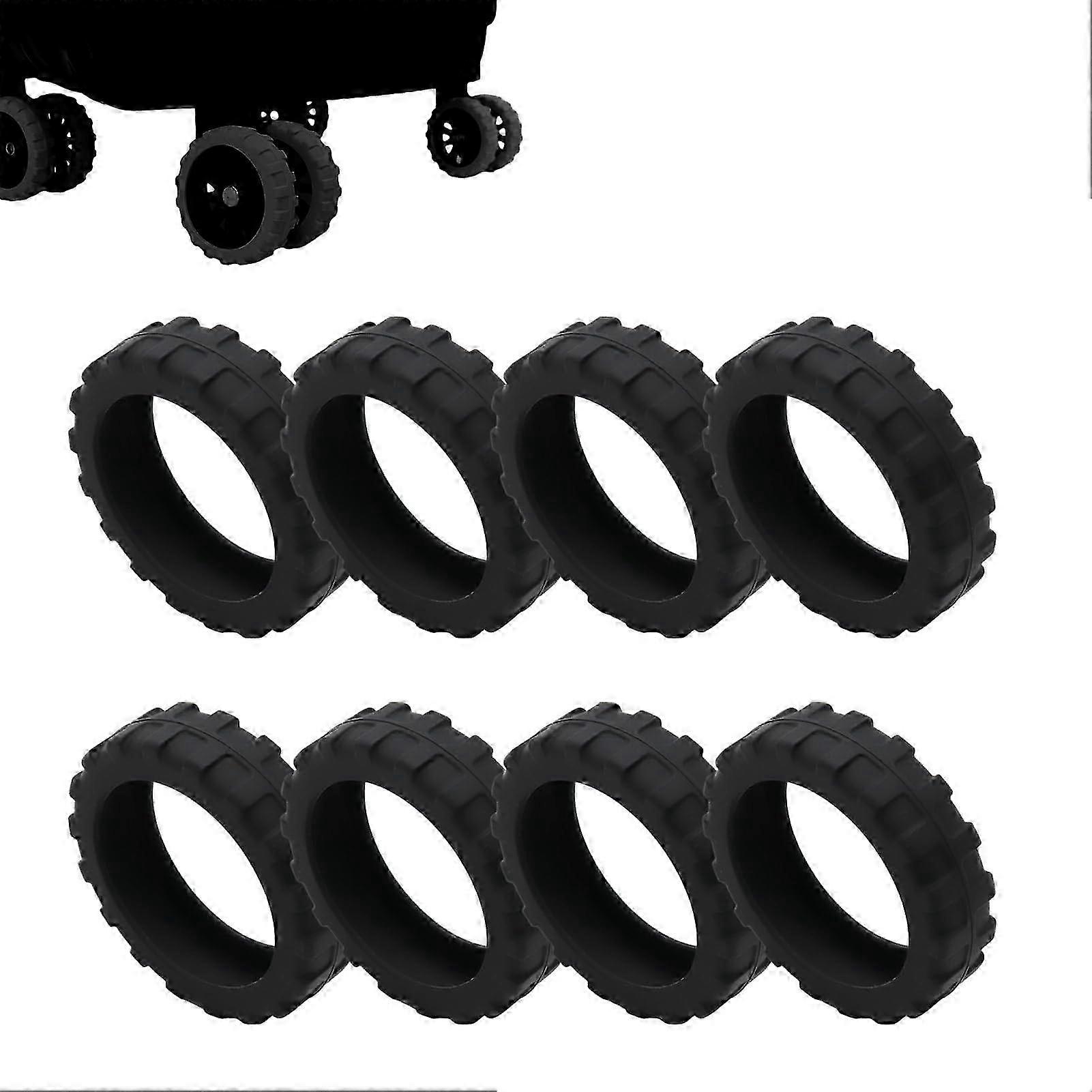 Gepäckradabdeckungen für 2.17-2.68" Räder, schwarzer Reiseschutz