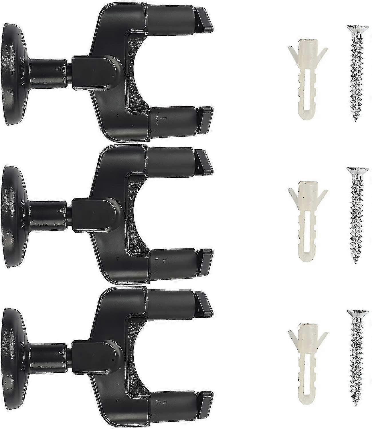 3 kpl kitaran seinäteline kovalla lukolla ja tyynyllä