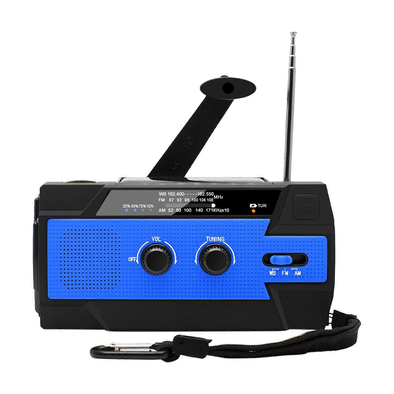 Emergency Radio Four Charging Methods Dynamo Radio for Camping Home Backpacking