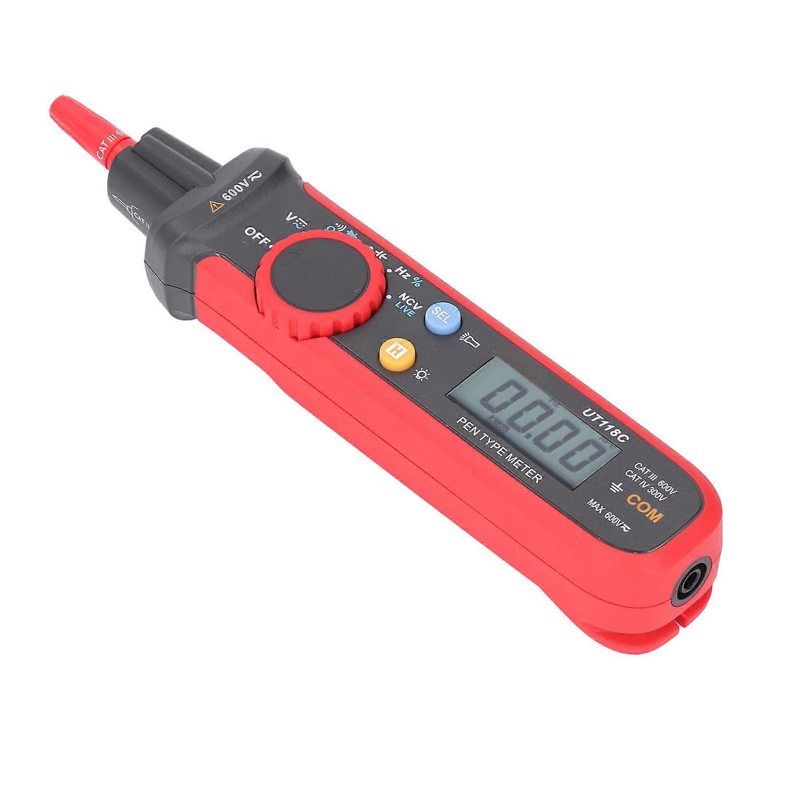 Pen Type Digital Multimeter Multifunctional High Accuracy AC DC Voltmeter Ammeter Ohmmeter 