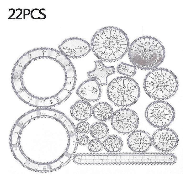 22-piece set (A)$Flower ruler, multi-purpose flower ruler, creative flower ruler