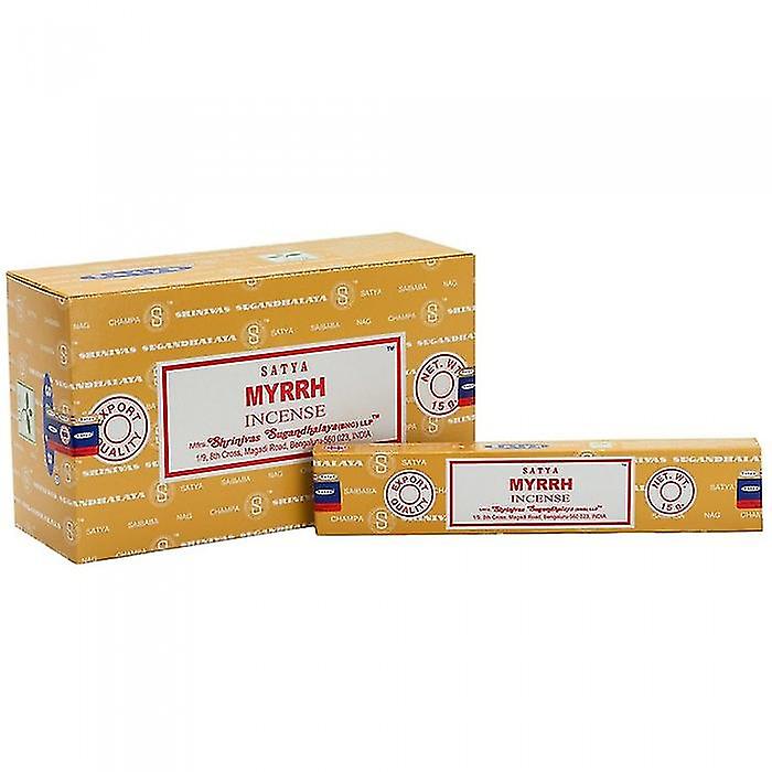 Satya Myrrh Incense Sticks (Pack of 120)