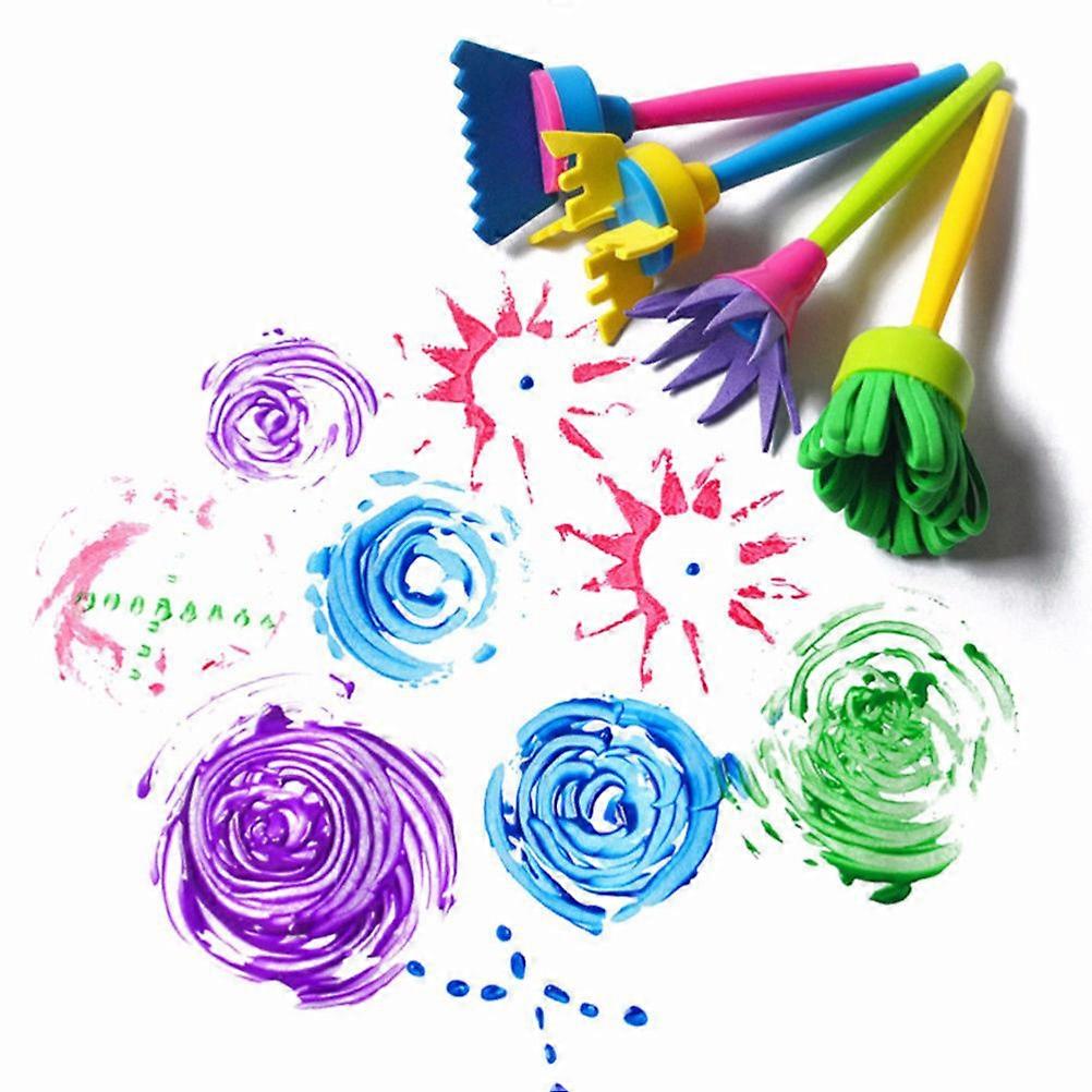 Young Artists Toolkit with Sponge Stamps Promoting Clean Creation