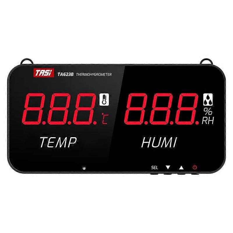 TRSI TA623A Industrial Wall-mounted Thermometer Hygrometer, Built-in Probe