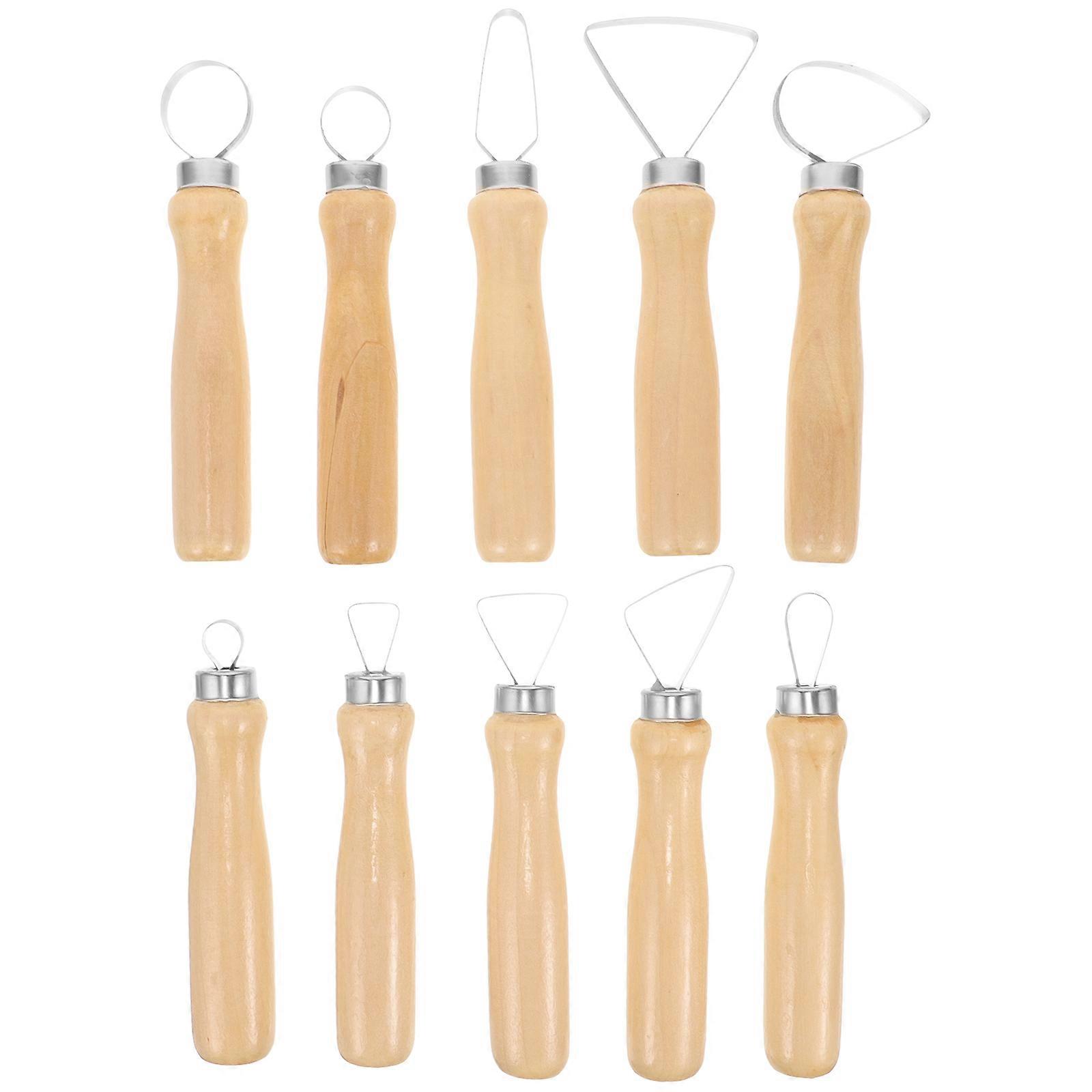 Craft Tool for Polymer Clay Projects with Ergonomic Handle and Sharp Edges for Detailing