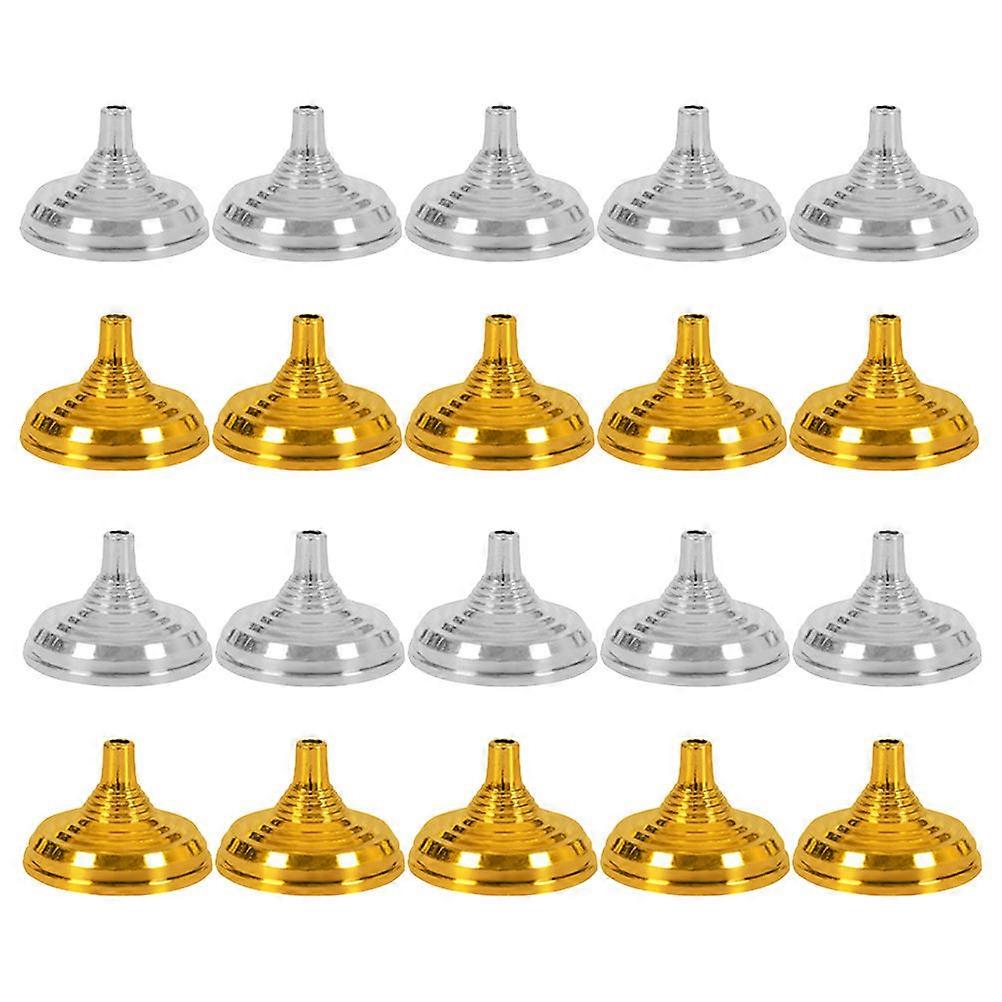 20pcs Durable Plastic Tabletop Flagpole Bases Conference Flag Holders for Meeting Rooms Office Displays Easy Install Remove Round Gold Silver Flag