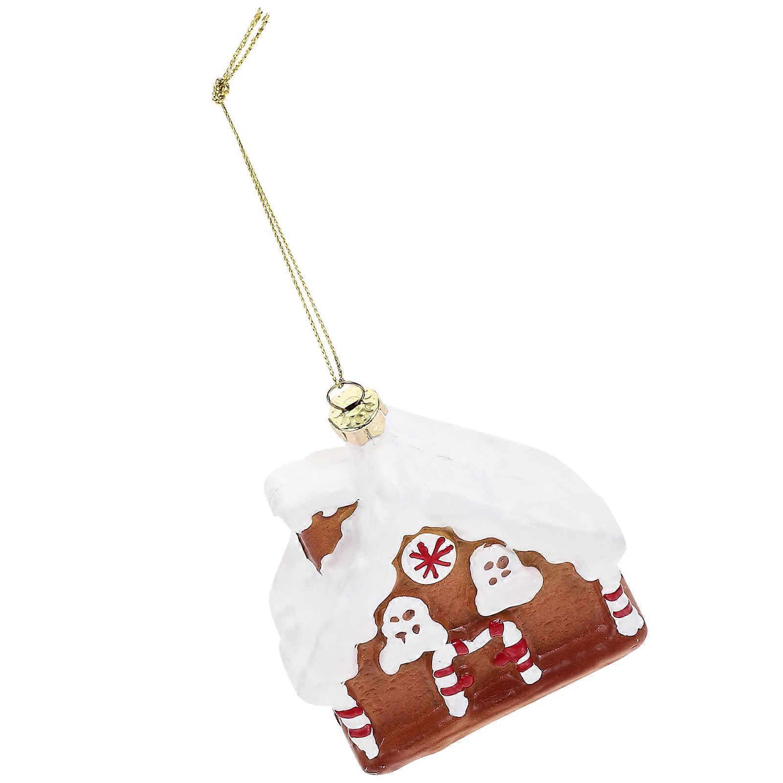 Gingerbread Man Hanging Decorations Festive Design Multi-Colored 9x8.5x4cm Christmas Tree 1Set
