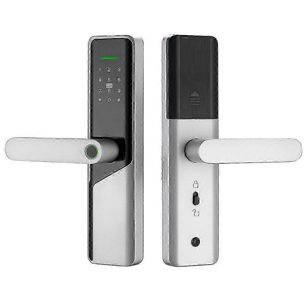 2025 A1 Tuya WiFi Fingerprint Smart Door Lock Dynamic Passwords NFC Electronic Lock (without Battery)
