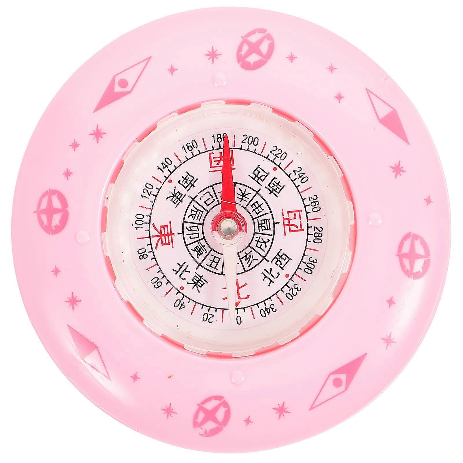 orienteringskompass navigering fickkompass för studenter 8x8cm plast 1st