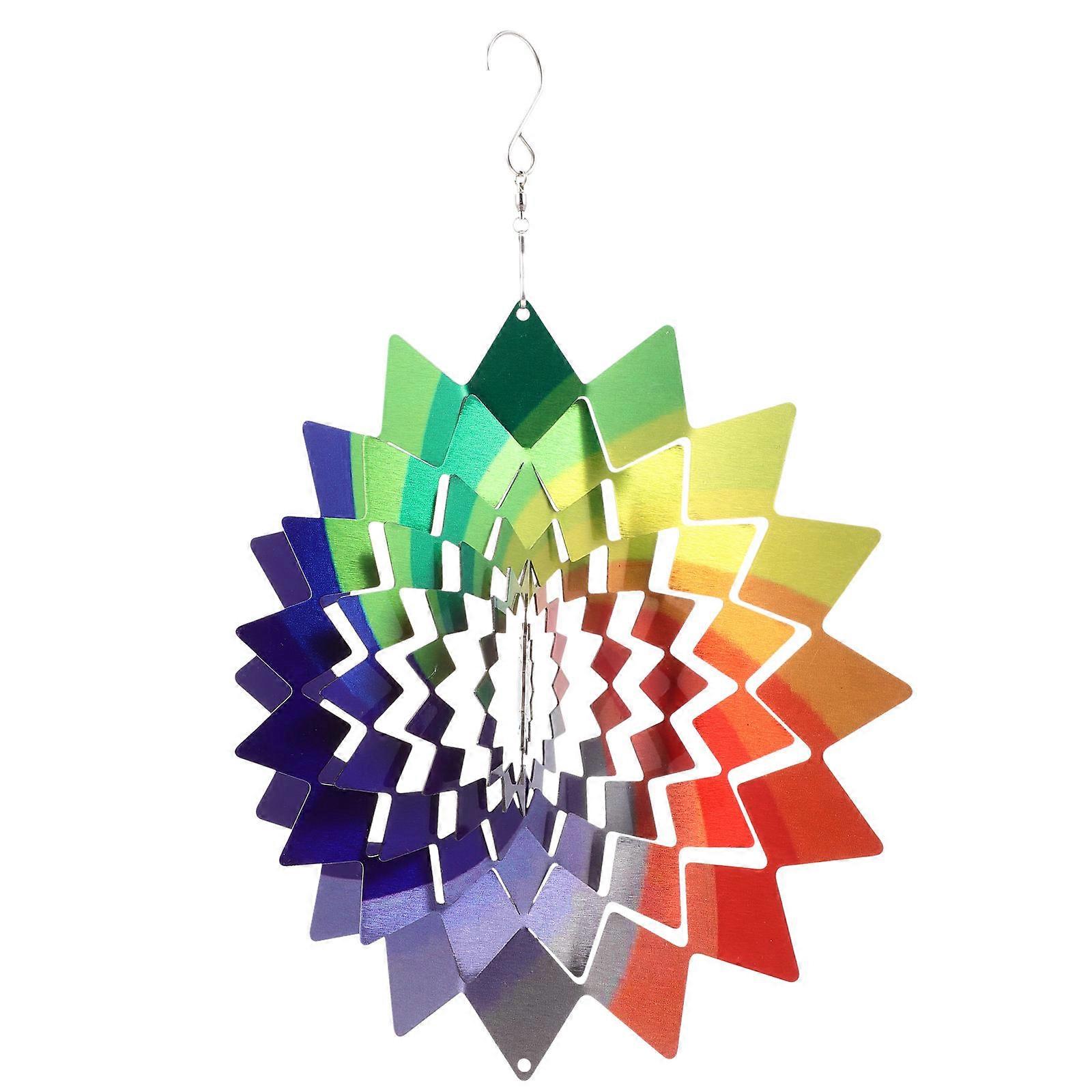 Decorative Wind Chimes Metal Wind Chime Stainless Steel Wind-Activated Window 8 Inches 1Pcs