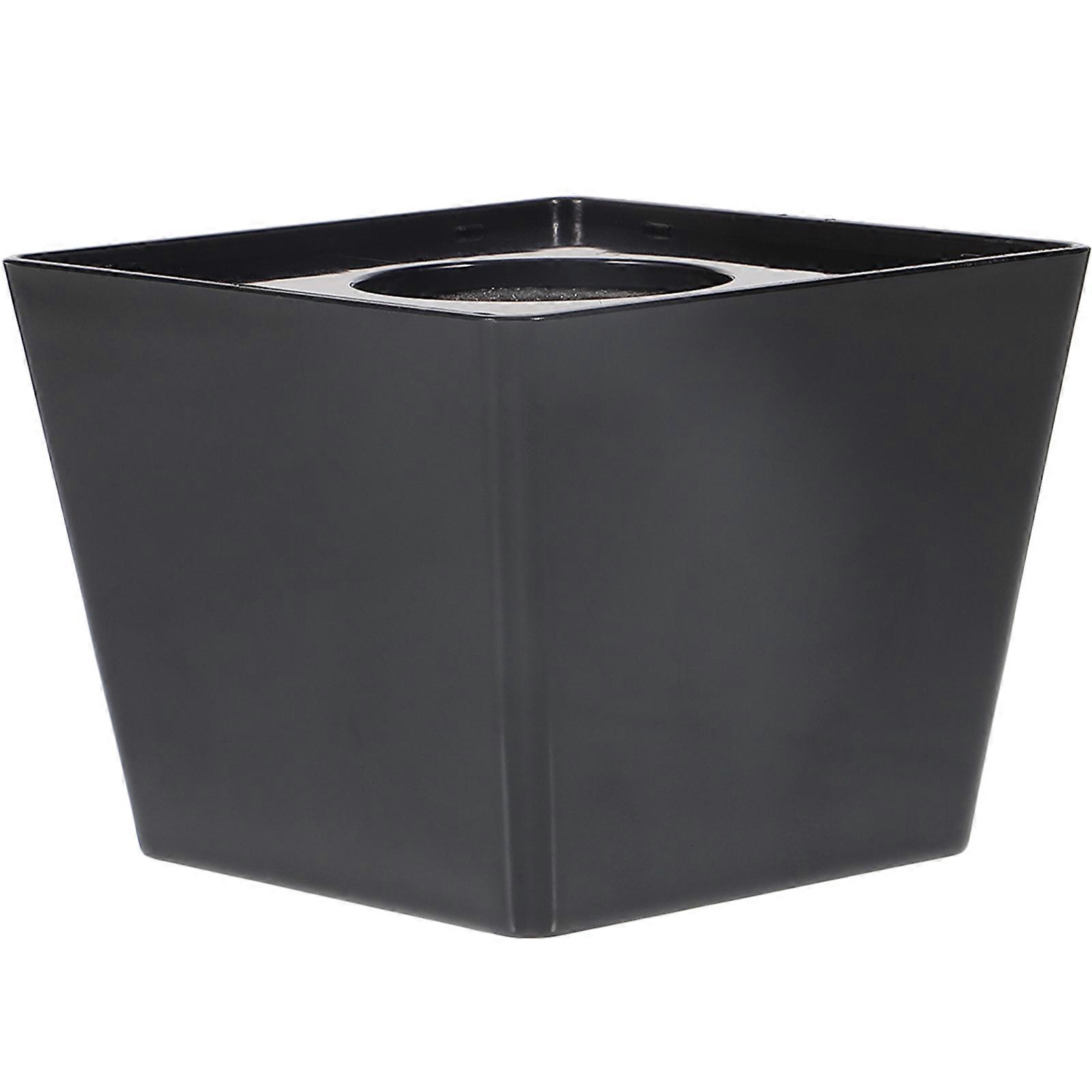 Durable Mic Logo Flag Station Cube Microphone Logo Display for Video Studios 8.50X8.50X6.50cm Black 1Pack