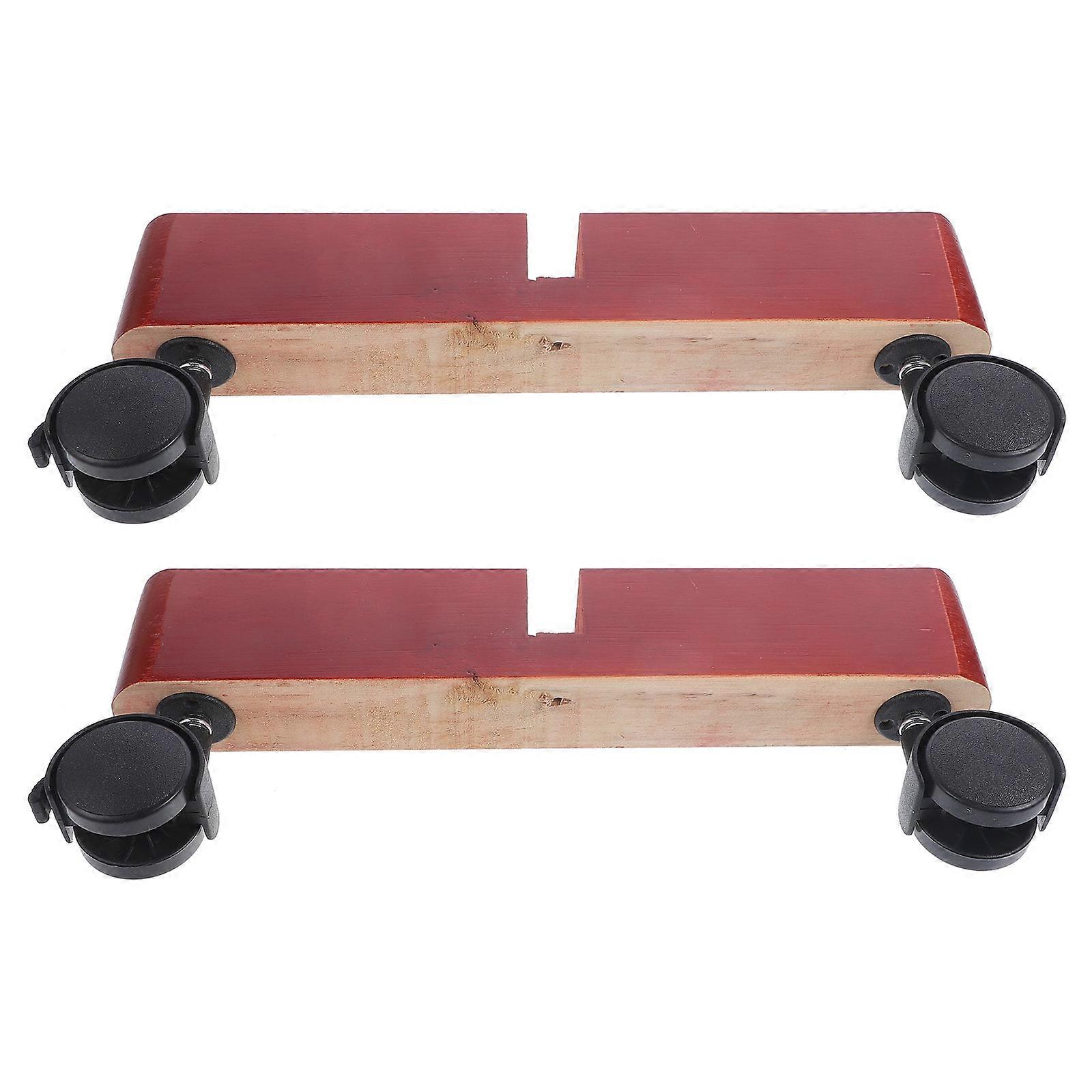 Movable Privacy Screen Stands Room Dividing Screen Wooden Bracket Rectangular Simple and Elegant 2Pcs
