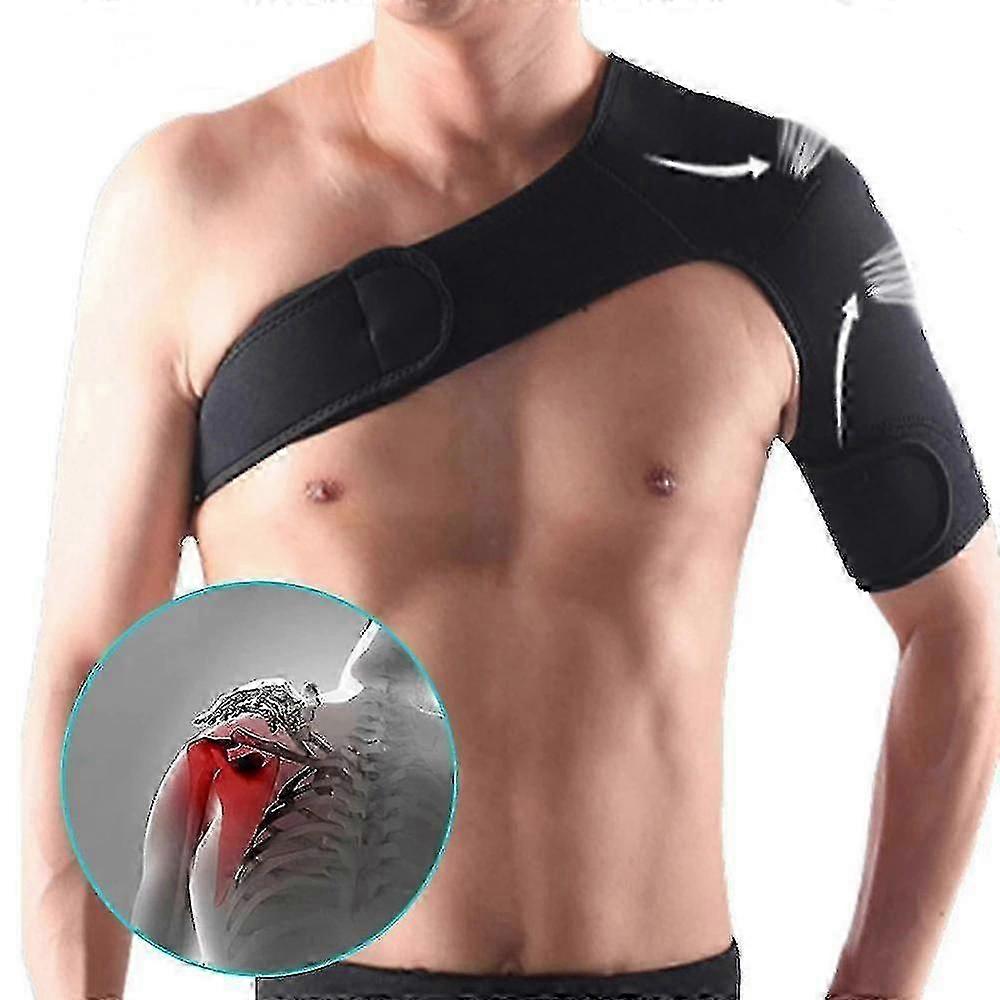 Shoulder Support Brace for Dislocation & Arthritis Pain Relief - Adjustable Stabilizer for Rotator Cuff Injury Recovery