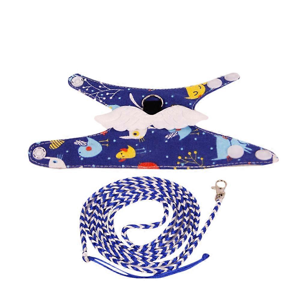 Hamster Harness And Leash Set Pet Clothes Outdoor Activities Assorted Color Cloth 1Set