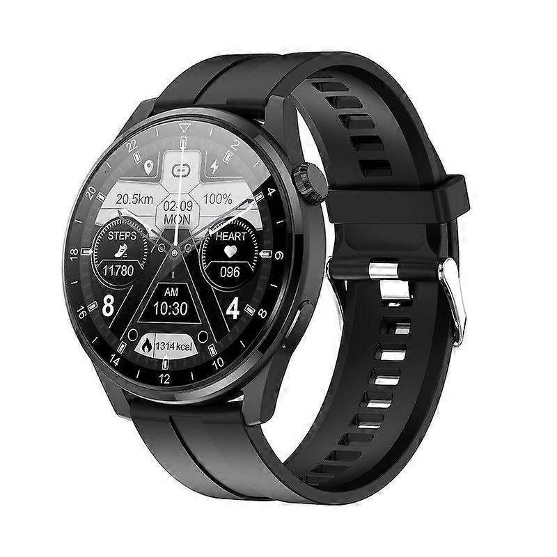 Smart watch, 1.45-inch high-definition large screen, IP68 waterproof, suitable for iPhone and Android, Black