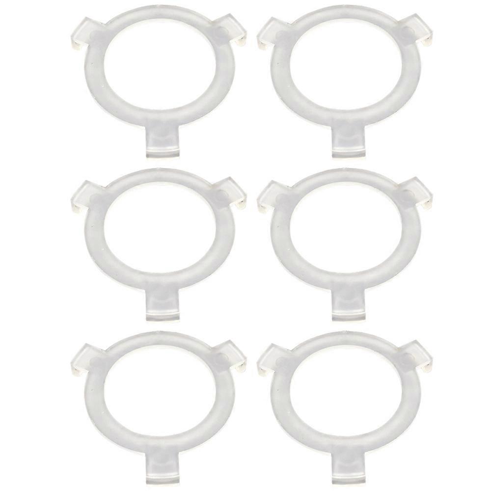 Lamp Socket Converters Lamp Socket E27 to Converter Rings Hotel White 6Pcs