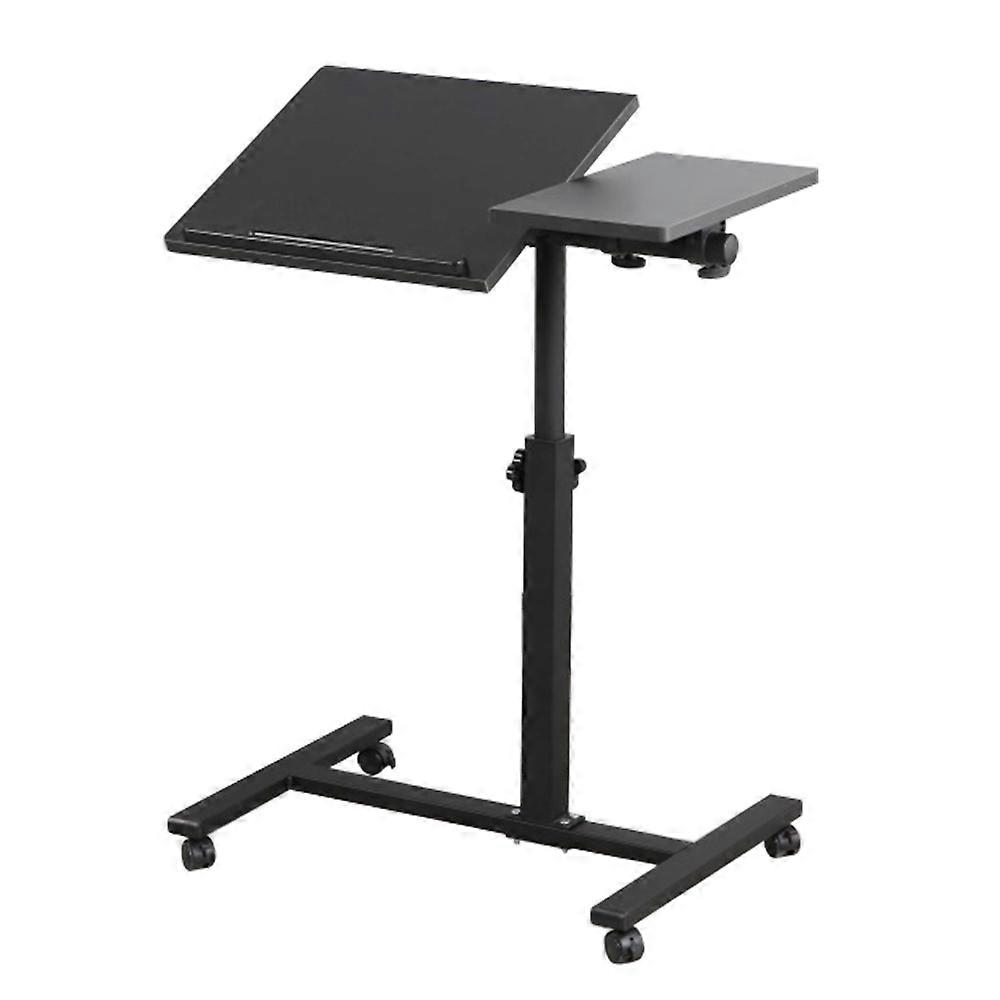 Laptop Desk, Removable Lift Computer Table(58-90cm), Desktop can Tilt and Rotate 360°