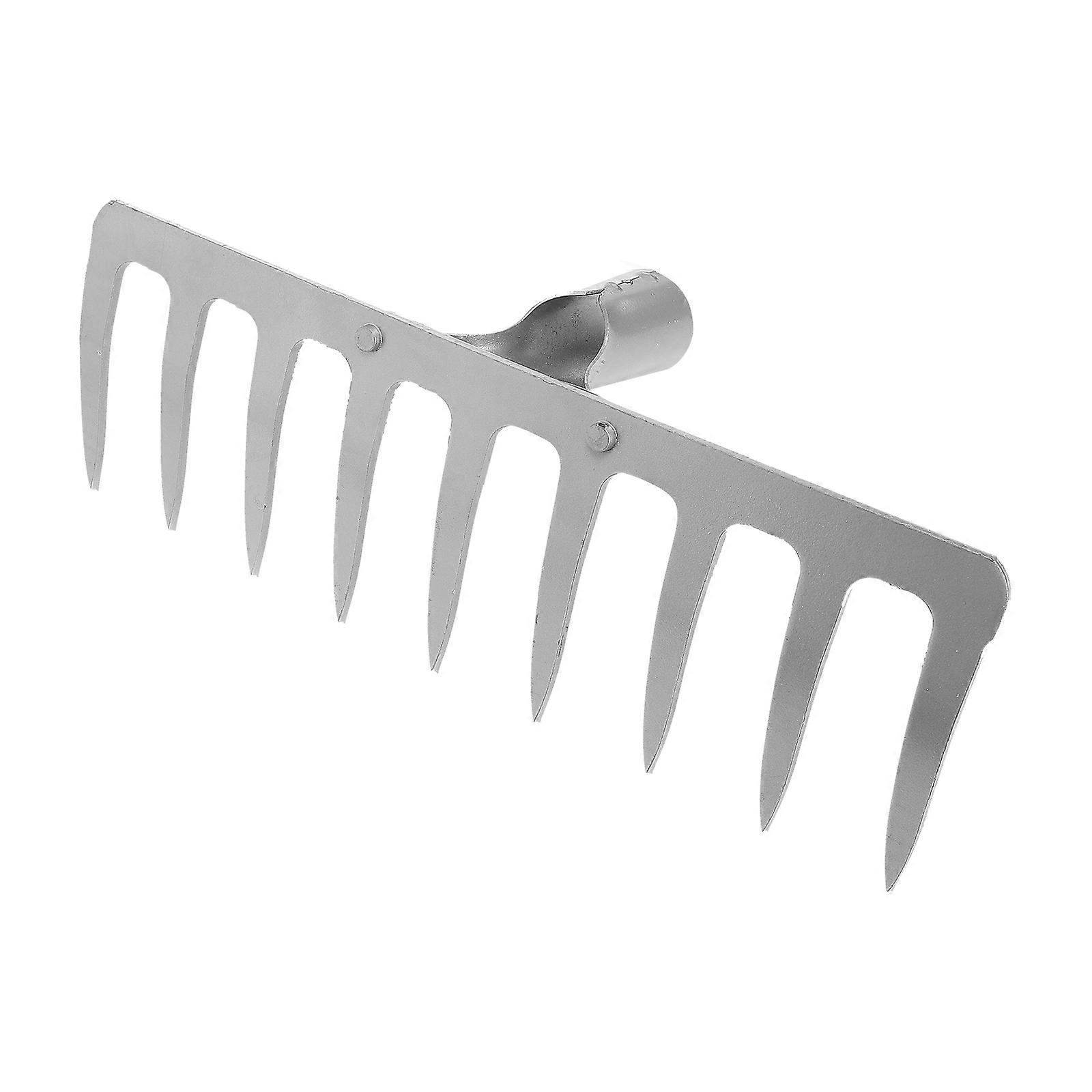 Agricultural Rake Heavy Duty Iron Rake For Farmers 35x11cm 1Pc